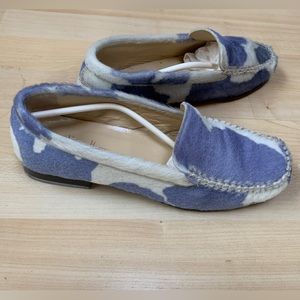 Neumann Marcus Hair on Cowhide Loafers